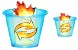 Burn trash can icons