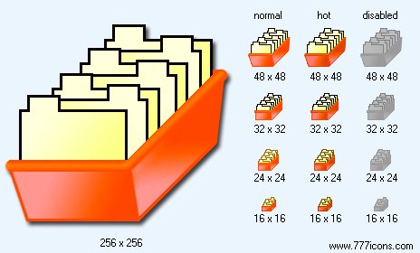 Card File Icon Images