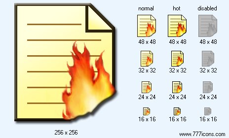 Destruction Of Documents Icon Images