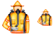 Fireman icons