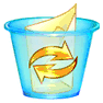 Full Trash Can icon
