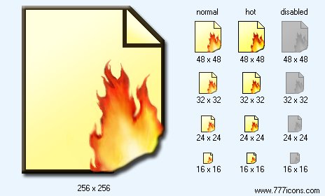 Hot File Icon Images
