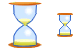 Hourglass icons
