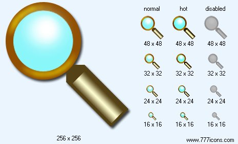 Magnifier Icon Images