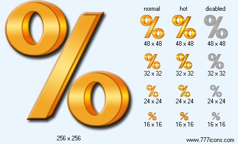 Percent Icon Images