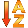 Sorting A-Z icon