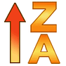 Sorting Z-A icon