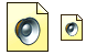 Sound file icons