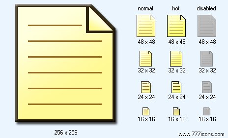 Text File Icon Images