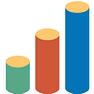 3D Bar Chart icon