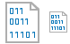 Binary data icons
