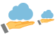 Cloud access icons
