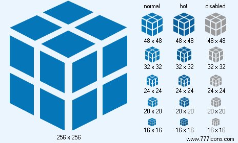 Data Cube Icon Images