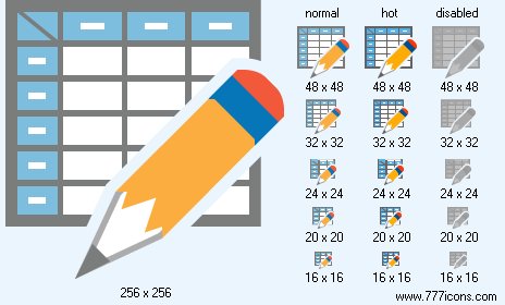 Design Datasheet Icon Images