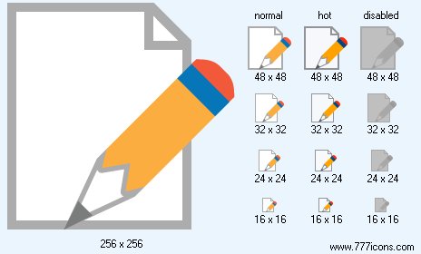 Edit Document Icon Images