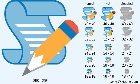 Edit Script Icon Images