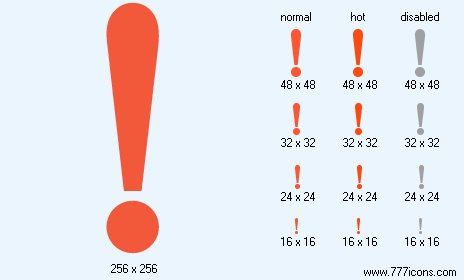 Exclamation Icon Images