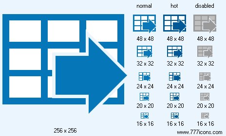 Export Table Icon Images