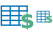 Money table icons