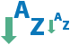 Sorting a-z icons