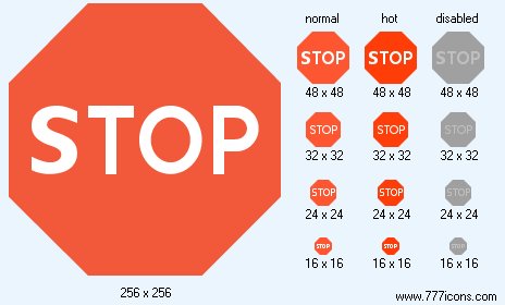 Stop Sign Icon Images