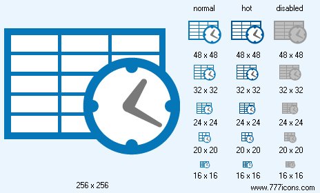 Timetable Icon Images