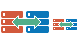 Transfer data icons