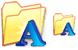 Fonts v2 icon