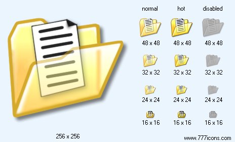 Open Files Icon Images