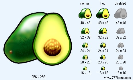 Avocado Icon Images