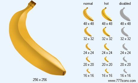 Banana Icon Images