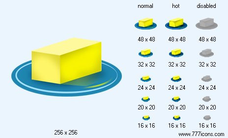 Butter Icon Images