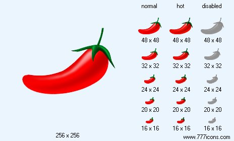 Chili Icon Images
