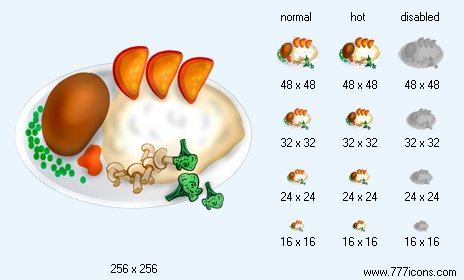Cutlet Icon Images
