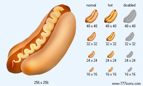 Hot Dog Icon Images