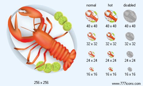 Lobster Icon Images