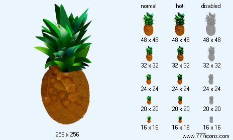 Pineapple Icon Images