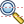 Yellow magnifier icon