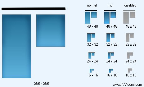 Align Tops Icon Images