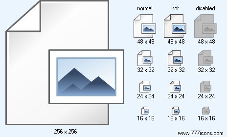 Graphic File Icon Images