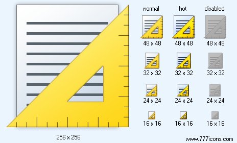 Set Square V2 Icon Images