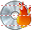 Burn CD icon