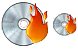 Burn CD icons