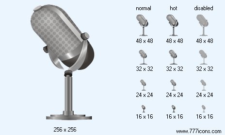 Microphone V2 Icon Images