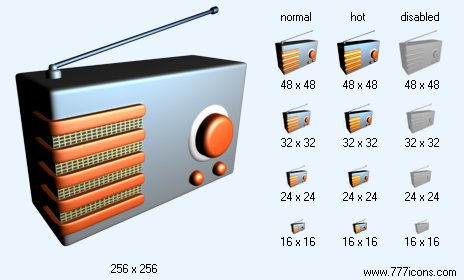 Radio V2 Icon Images