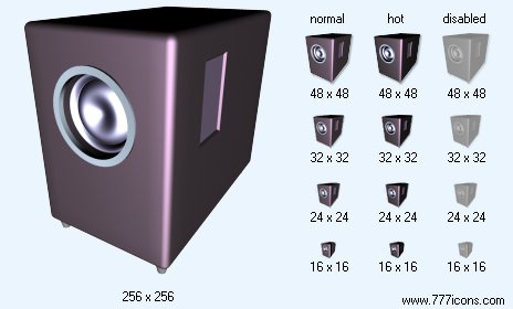 Subwoofer Icon Images