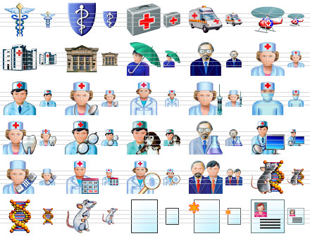 Windows 7 Health Care Icons 2011.3 full