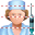 Hospital nurse icon