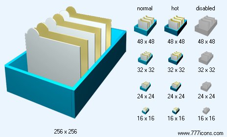 Card File Icon Images