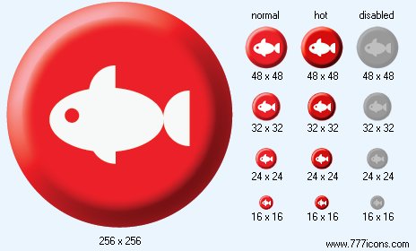 Fish Allergy Icon Images